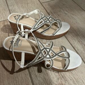 NWOT fergalicious wedges size 8M